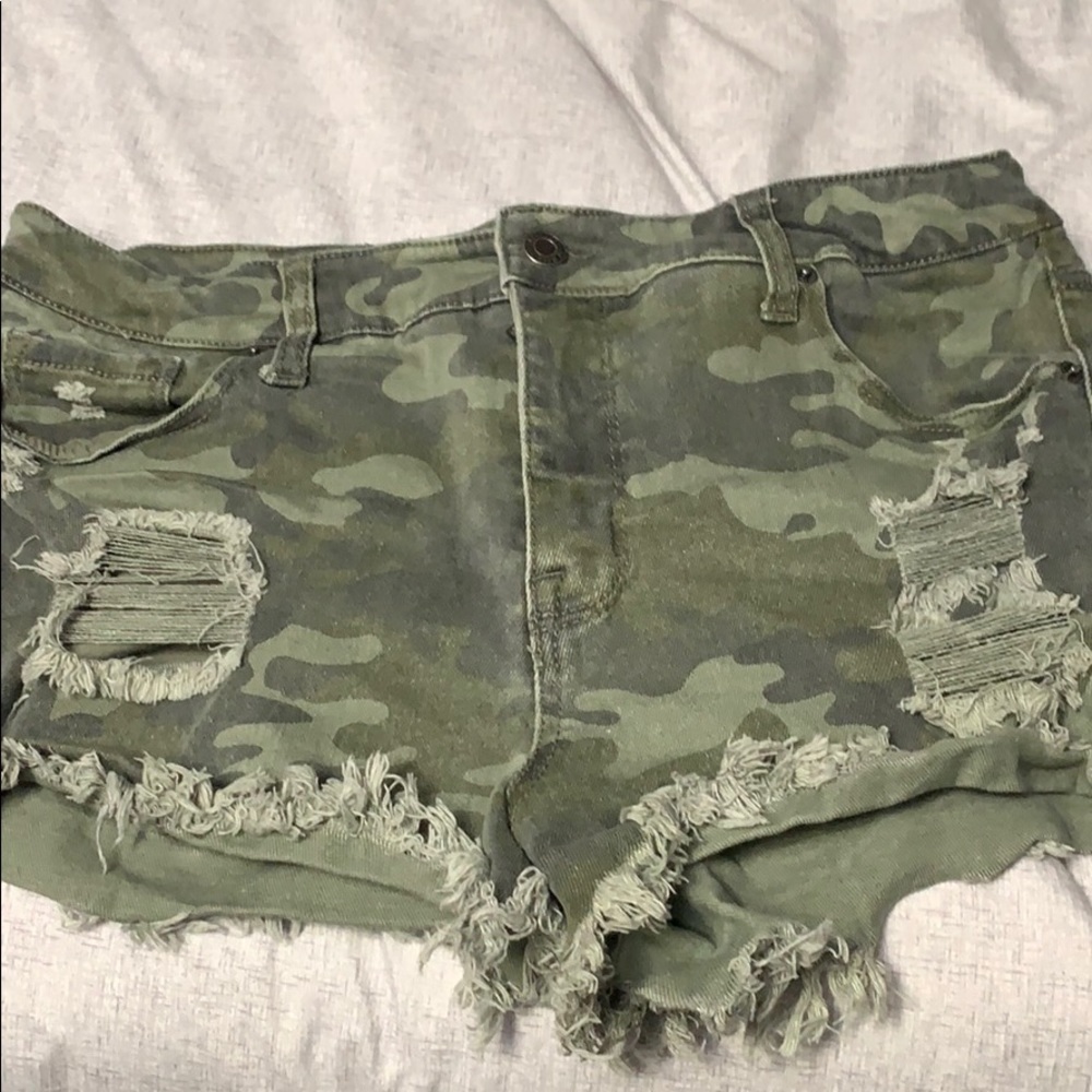 Denim shorts